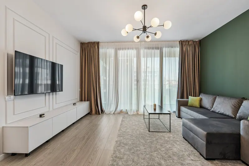 Apartament cu accente verzi, Ansambluri noi, fotografia 1
