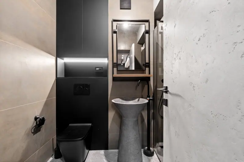 Apartament cu design industrial, Mihai Bravu, București, fotografia 9